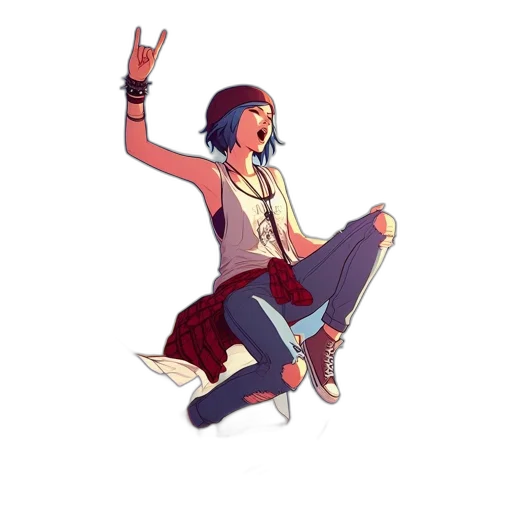 concept art, pixel art, cartoon, comic book art, animated, character, short, blue transparent PNG cut-out
