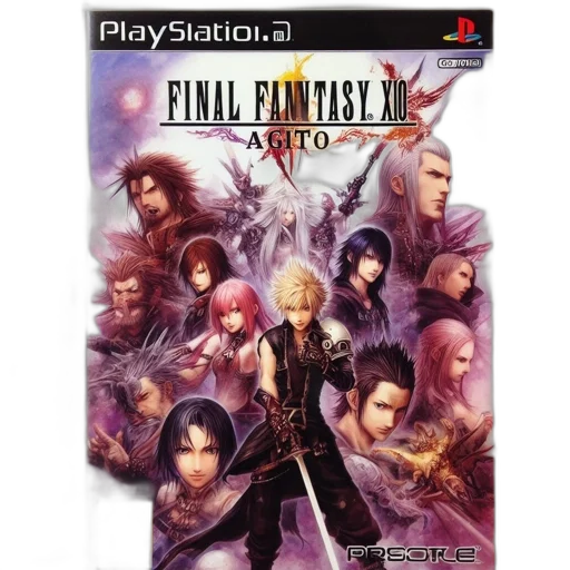 cover, art, final, fantasy, x-2, agito, includes, vibrant transparent PNG cut-out
