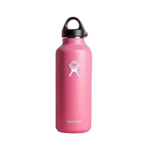 bottle, hydro, flask, pink, flip, lid transparent PNG cut-out