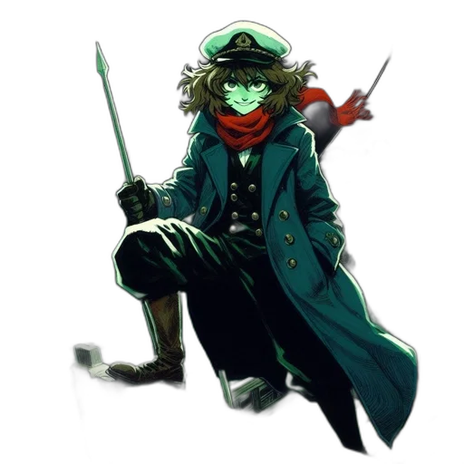staff, mask, weapon, hat, concept art, pixel art, comic book art, fantasy art transparent PNG cut-out