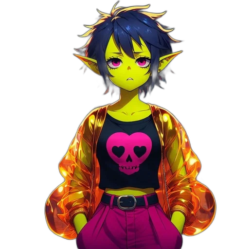 jacket, mask, face, creature, concept art, pixel art, 3d render, fantasy art transparent PNG cut-out