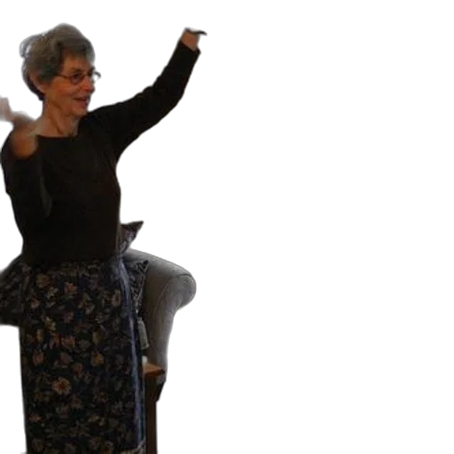 dress, older, woman, young, boy, play, video, games transparent PNG cut-out