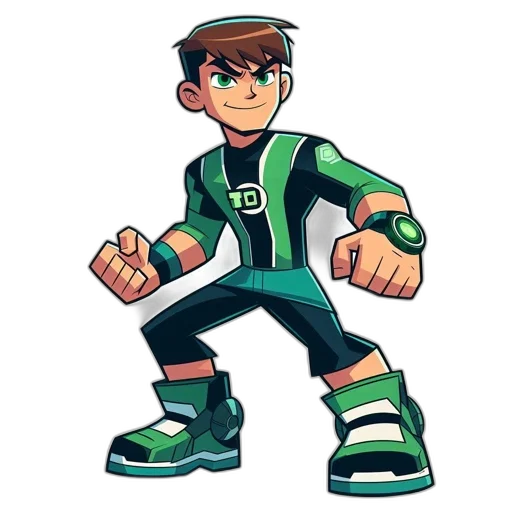 robot, concept art, cartoon, comic book art, pixel art, green, animated, character transparent PNG cut-out