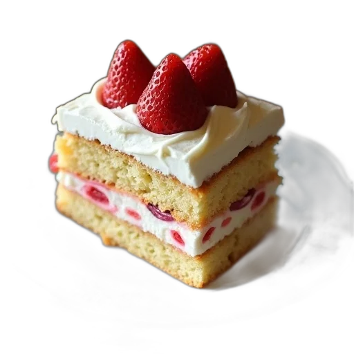 food, crown, 3d render, photorealistic, slice, cake, generous, dollop transparent PNG cut-out