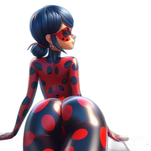 dress, robot, concept art, 3d render, comic book art, cartoon, red, animated transparent PNG cut-out
