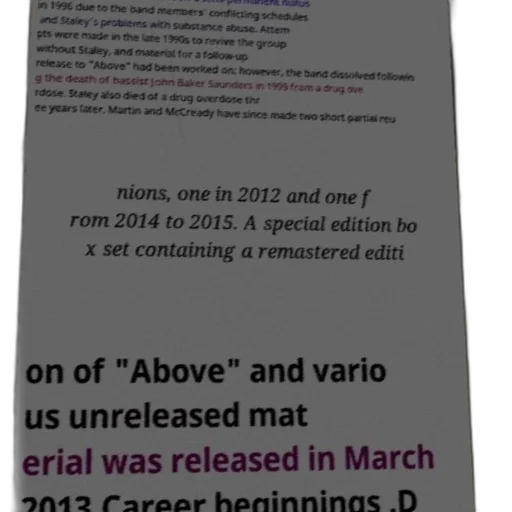 poster, text, about, band, history, including, their, dissolution transparent PNG cut-out
