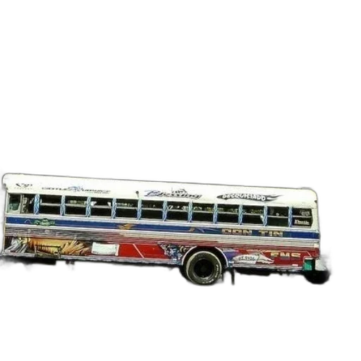 staff, 3d render, concept art, photorealistic, colorful, bus, word, don transparent PNG cut-out