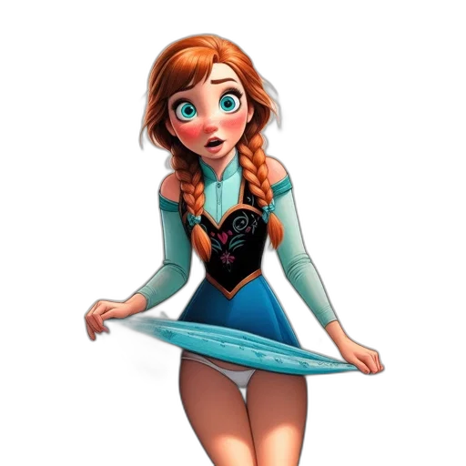dress, face, jewelry, staff, concept art, cartoon, 3d render, fantasy art transparent PNG cut-out