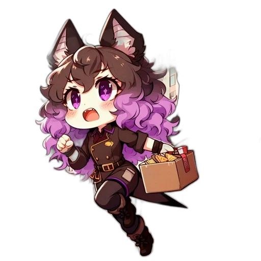 staff, creature, animal, pixel art, anime, fantasy art, concept art, dark transparent PNG cut-out