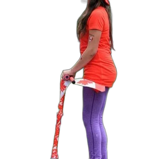 staff, dress, umbrella, 3d render, photorealistic, neon, red, colorful transparent PNG cut-out