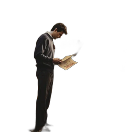 staff, furniture, jacket, weapon, concept art, photorealistic, 3d render, man transparent PNG cut-out