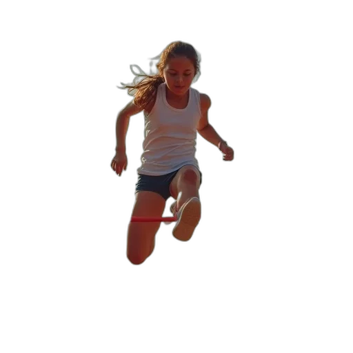 photorealistic, 3d render, pixel art, girl transparent PNG cut-out