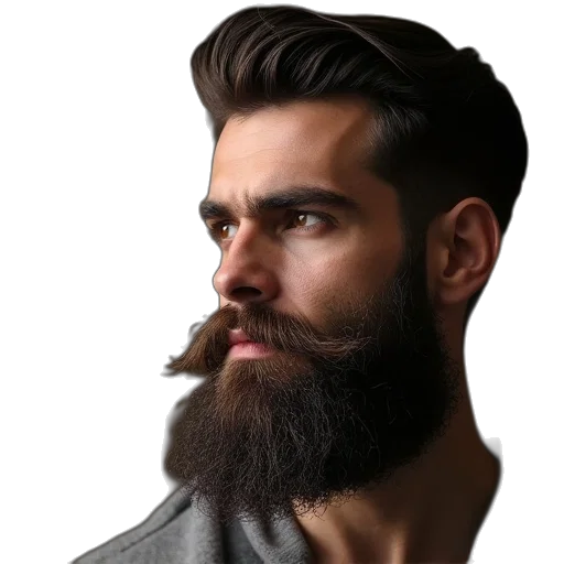 hair, face, photorealistic, 3d render transparent PNG cut-out