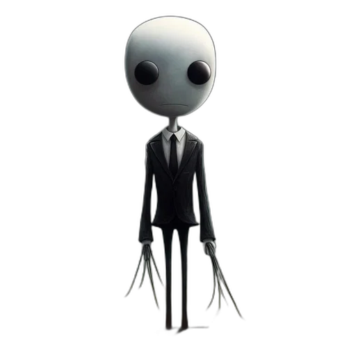 robot, staff, creature, mask, concept art, 3d render, cartoon, elongated transparent PNG cut-out