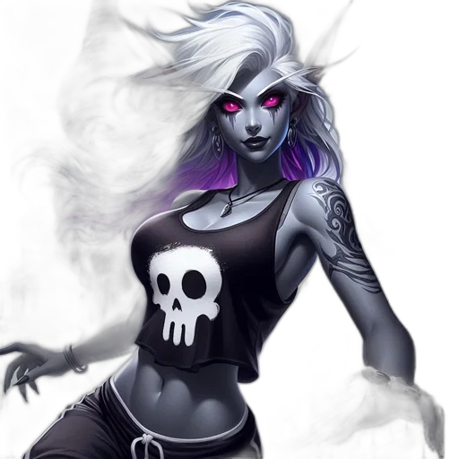 fantasy art, concept art, comic book art, pixel art transparent PNG cut-out