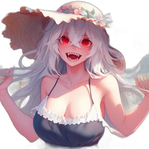 hat, creature, face, dragon, anime, concept art, fantasy art, pixel art transparent PNG cut-out