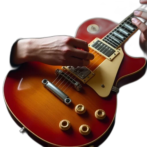weapon, jewelry, photorealistic, 3d render, top, guitar, apps transparent PNG cut-out