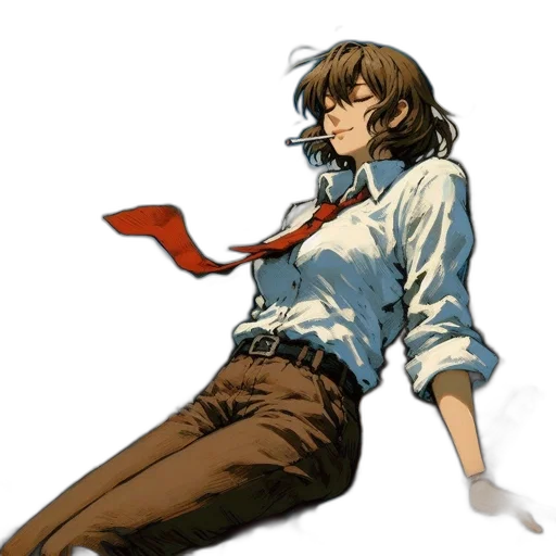 staff, sword, weapon, jacket, concept art, watercolor, comic book art, pixel art transparent PNG cut-out