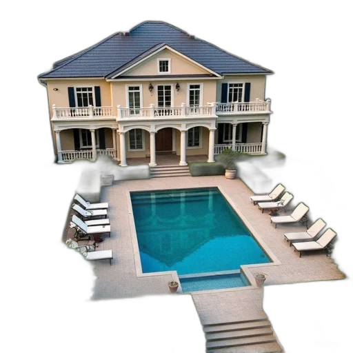building, 3d render, photorealistic, concept art transparent PNG cut-out