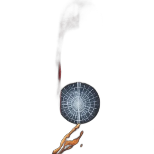 staff, weapon, umbrella, mask, concept art, fantasy art, photorealistic, pixel art transparent PNG cut-out