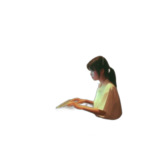 staff, jewelry, face, dress, pixel art, vaporwave, 3d render, concept art transparent PNG cut-out