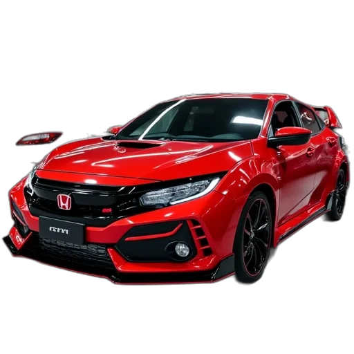 car, 3d render, photorealistic, honda transparent PNG cut-out