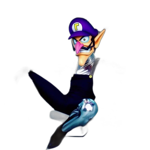 staff, hat, shoes, mask, concept art, vaporwave, pixel art, 3d render transparent PNG cut-out
