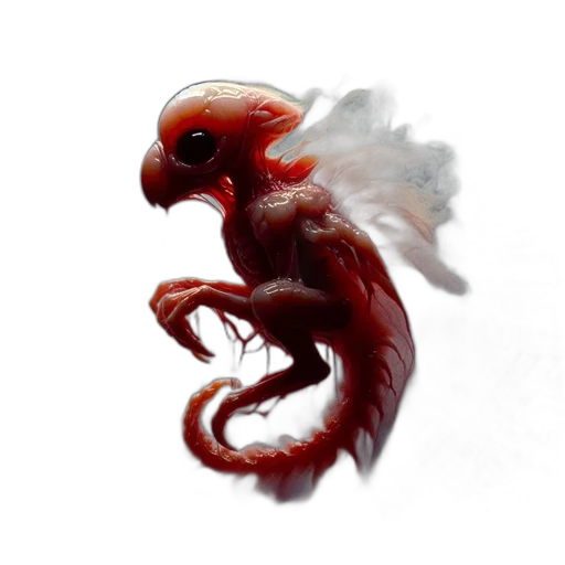dragon, creature, animal, staff, fantasy art, concept art, photorealistic, 3d render transparent PNG cut-out