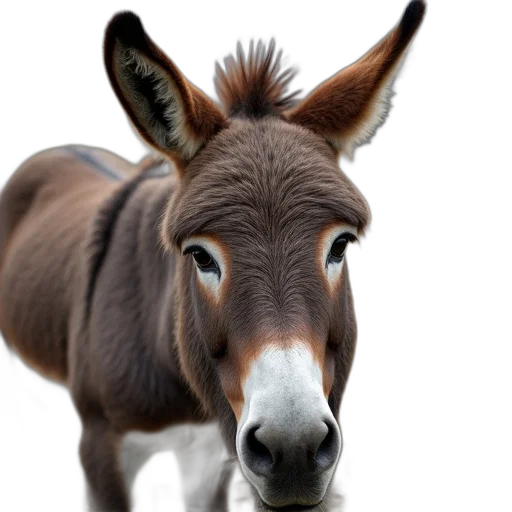 animal, staff, creature, hat, photorealistic, 3d render, donkey, marriage transparent PNG cut-out