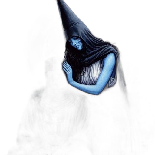 mask, creature, hat, dragon, concept art, fantasy art, photorealistic, watercolor transparent PNG cut-out