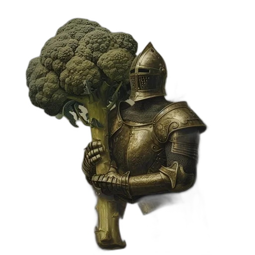 food, sword, crown, weapon, concept art, 3d render, pixel art, fantasy art transparent PNG cut-out