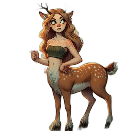 animal, dress, creature, fantasy art, concept art, pixel art, cartoon, young transparent PNG cut-out