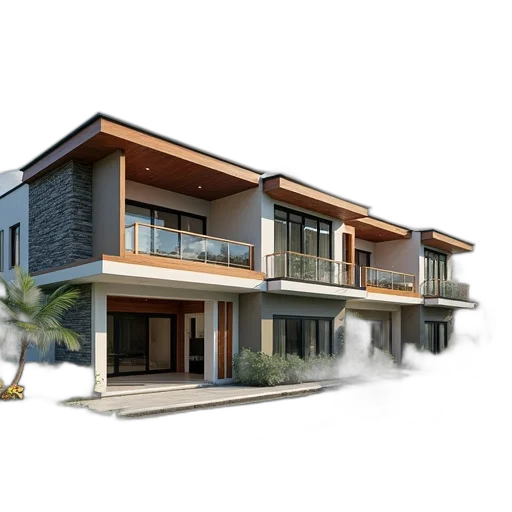building, 3d render, photorealistic, concept art transparent PNG cut-out