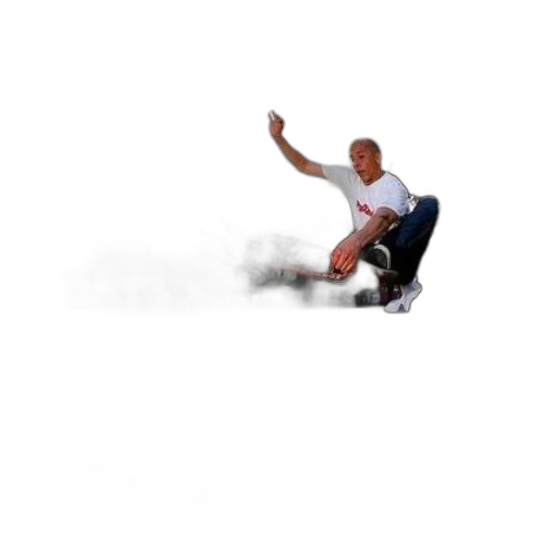 staff, weapon, outer space, skateboarder transparent PNG cut-out