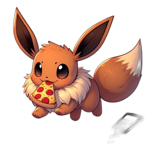 animal, staff, food, creature, concept art, pixel art, fantasy art, 3d render transparent PNG cut-out