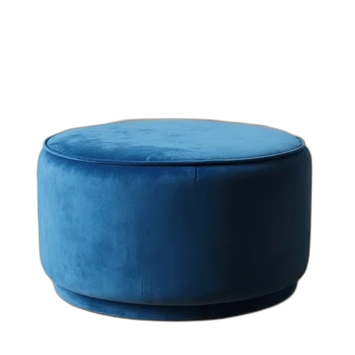 furniture, hat, crown, shoes, 3d render, blue, ottoman, storage transparent PNG cut-out