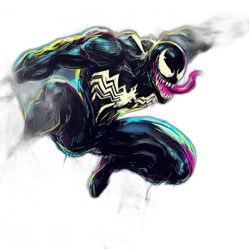 mask, creature, animal, comic book art, concept art, fantasy art, pixel art, dark transparent PNG cut-out