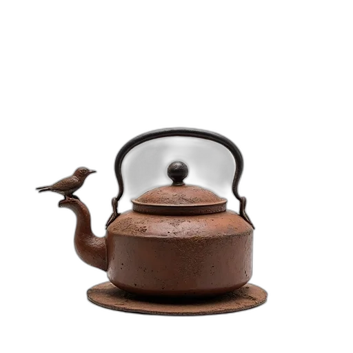 furniture, hat, dragon, jewelry, 3d render, photorealistic, earth tones, rusty transparent PNG cut-out