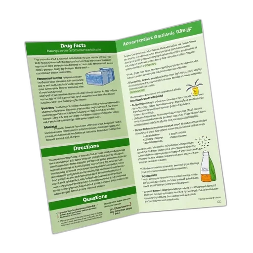 detailed, illustration, green, white, informational, pamphlet, various, sections transparent PNG cut-out