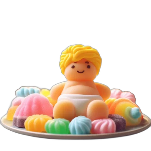 food, 3d render, photorealistic, concept art, pixel art, pastel, anthropomorphic, character transparent PNG cut-out