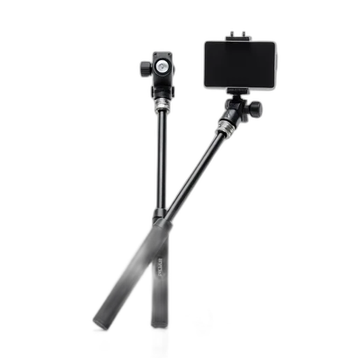 staff, weapon, robot, umbrella, 3d render, pair, black, telescopic transparent PNG cut-out