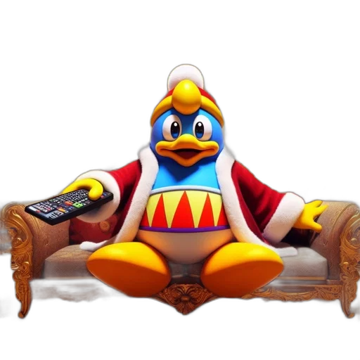 furniture, crown, animal, staff, 3d render, concept art, pixel art, photorealistic transparent PNG cut-out