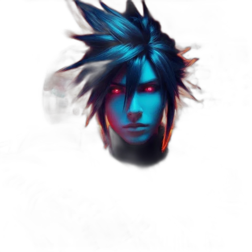 face, mask, hair, hat, concept art, cyberpunk, pixel art, fantasy art transparent PNG cut-out