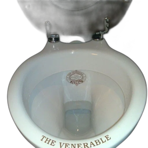 jewelry, furniture, 3d render, white, toilet, words, venerable, written transparent PNG cut-out