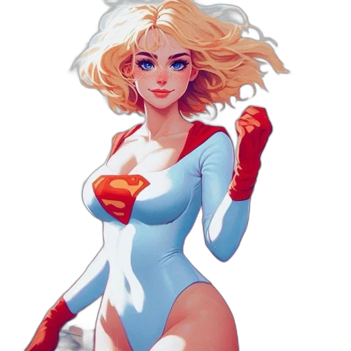 comic book art, concept art, cartoon, pixel art, illustration, portrays, female, figure transparent PNG cut-out