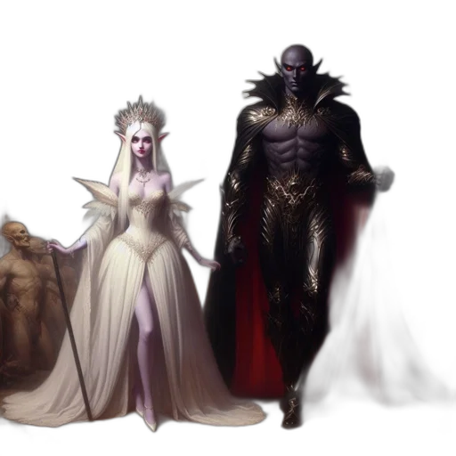 concept art, fantasy art, pixel art, comic book art, dark, monochrome, pastel, two transparent PNG cut-out