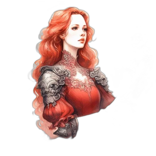dress, jewelry, crown, face, fantasy art, concept art, comic book art, pixel art transparent PNG cut-out