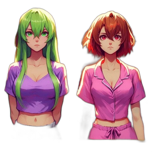anime, concept art, pixel art, 3d render, green, neon, colorful, pastel transparent PNG cut-out