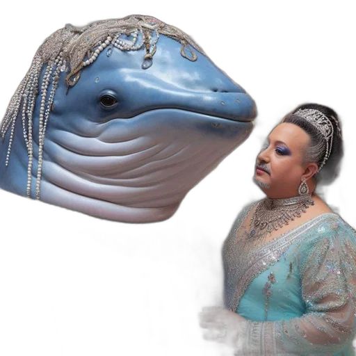mask, creature, dragon, animal, concept art, vaporwave, photorealistic, 3d render transparent PNG cut-out