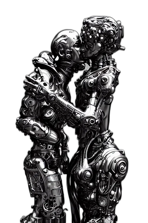 robot, weapon, staff, sword transparent PNG cut-out